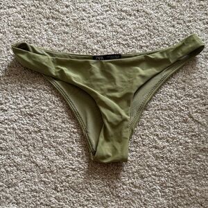 Zara Khaki Bikini Bottom